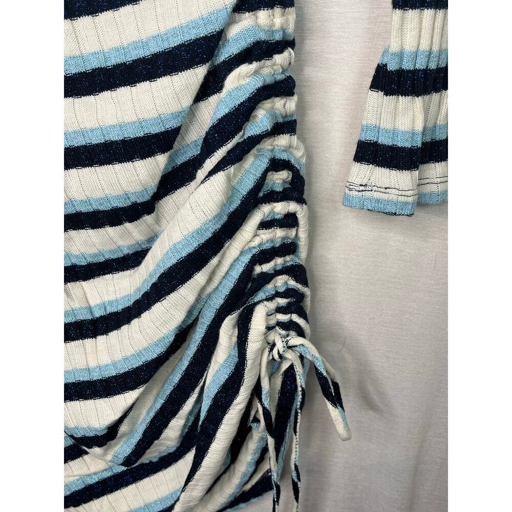 Ramy Brook Clam Dress Navy/Light blue/white, size M, NWT - Picture 11 of 11